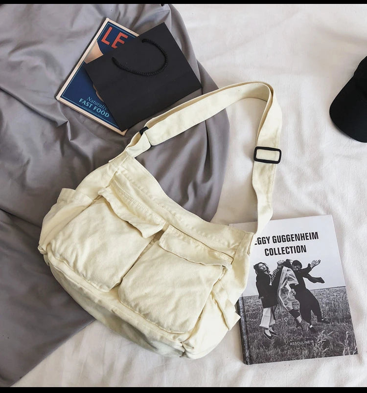 Vintage Canvas Tote Bag