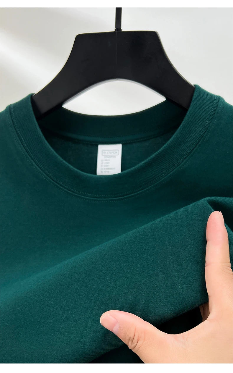 Men's Cotton Short Sleeve Round Neck T-Shirt