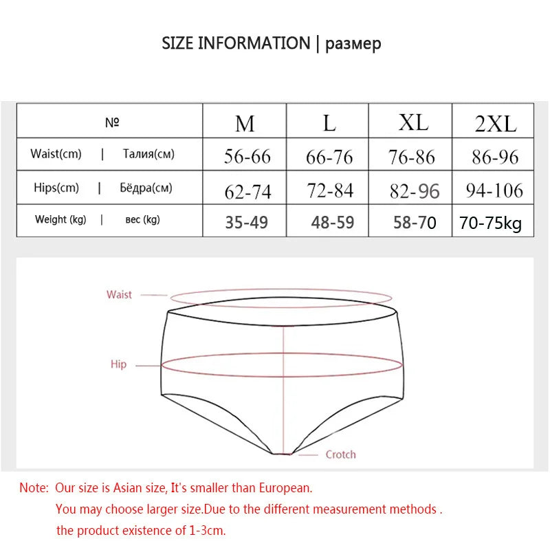 7Pcs Cotton Undergarment briefs Set