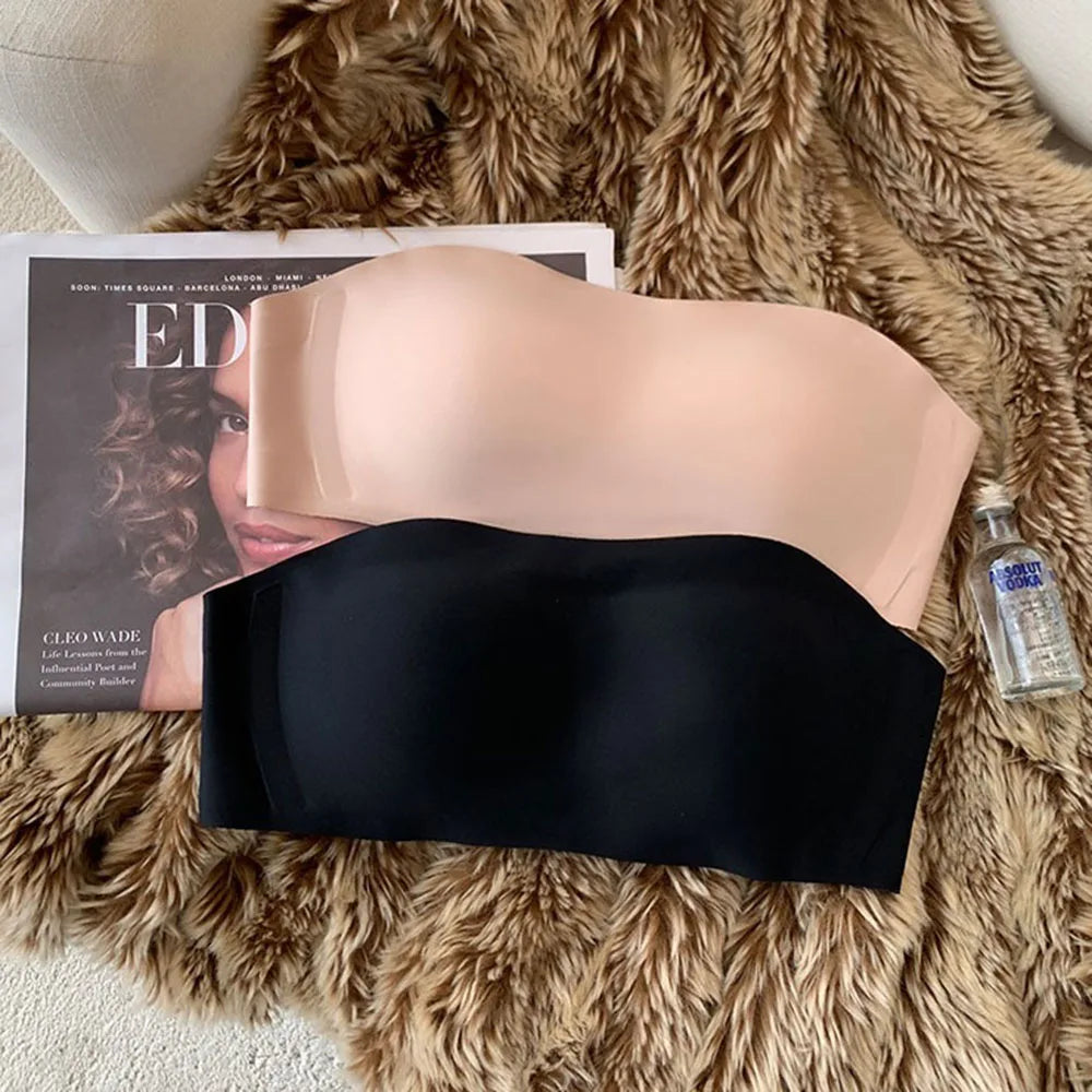 Seamless Strapless Push-Up Bra