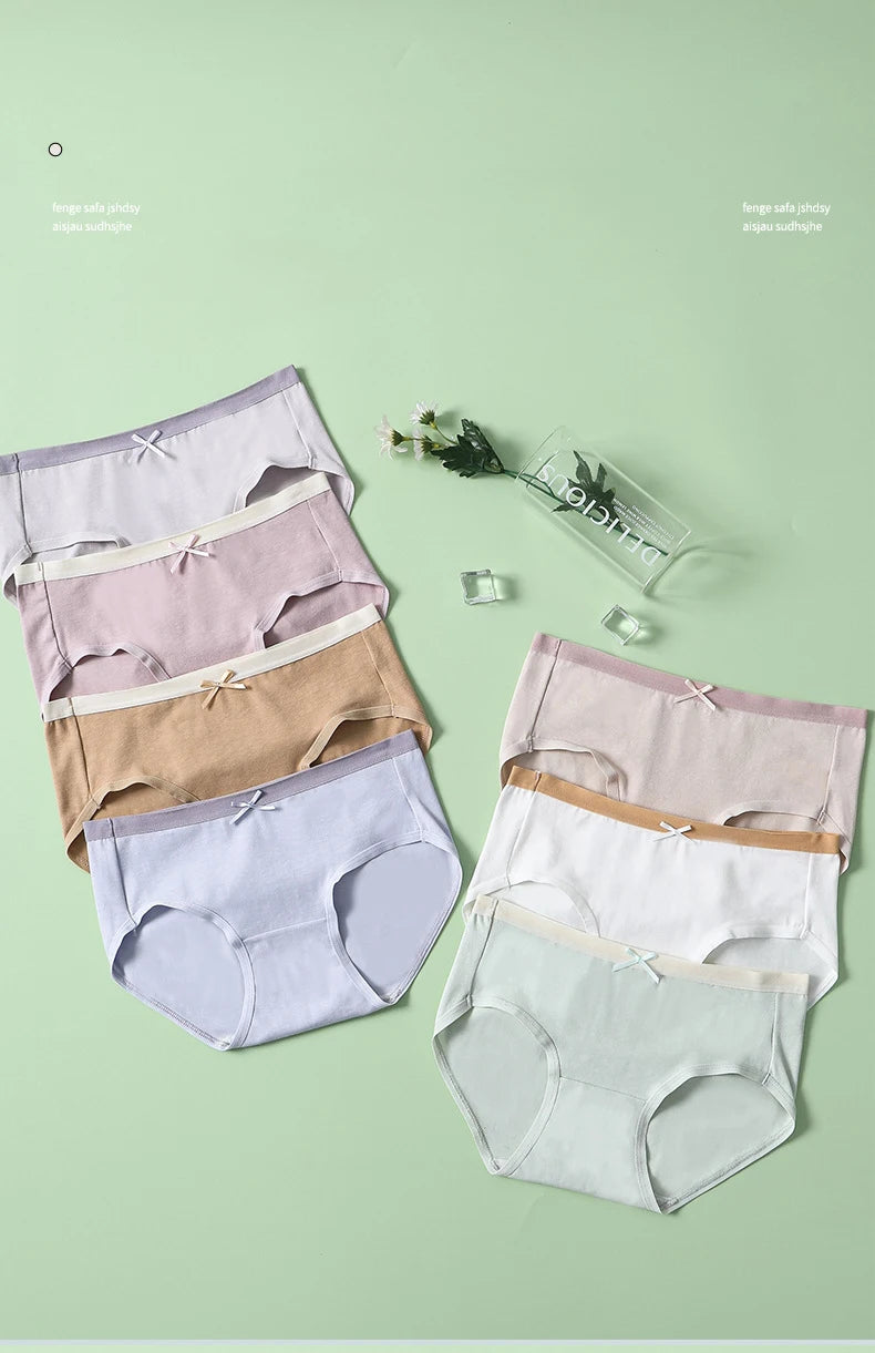 7Pcs Cotton Undergarment briefs Set