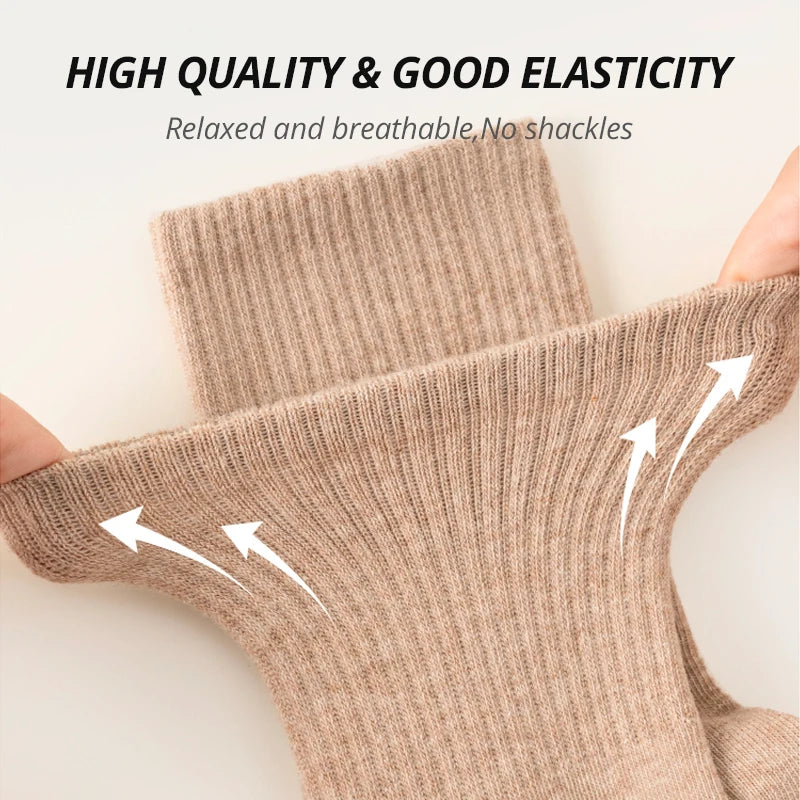 95% Combed Cotton Business Dress Socks Unisex