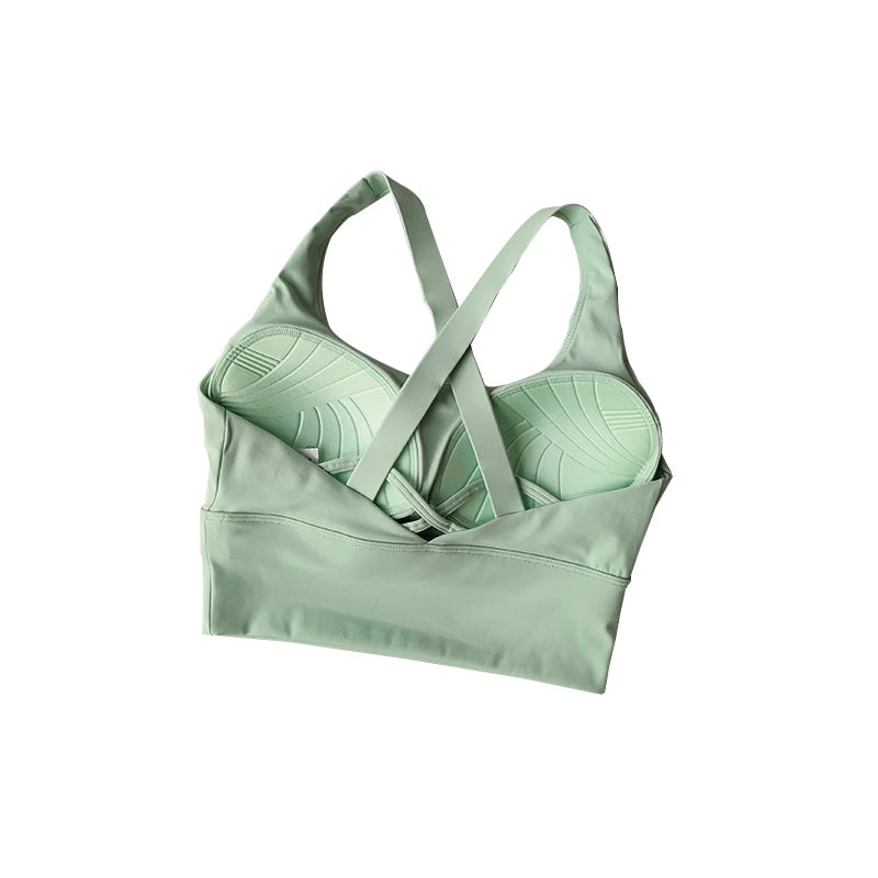 All-in-one Sports Bra, High-Impact Shock-Proof Running & Yoga Bra