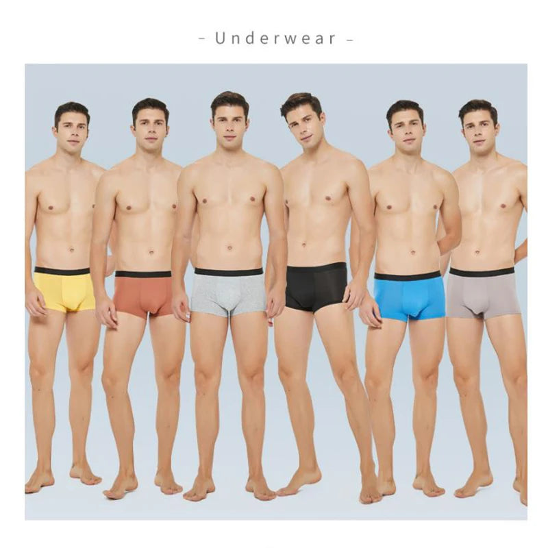 4Pc Men's Breathable Boxer Shorts