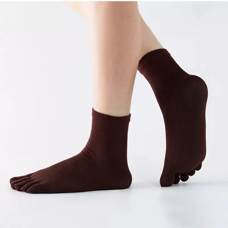 Comfortable Unisex Cotton Toe Socks