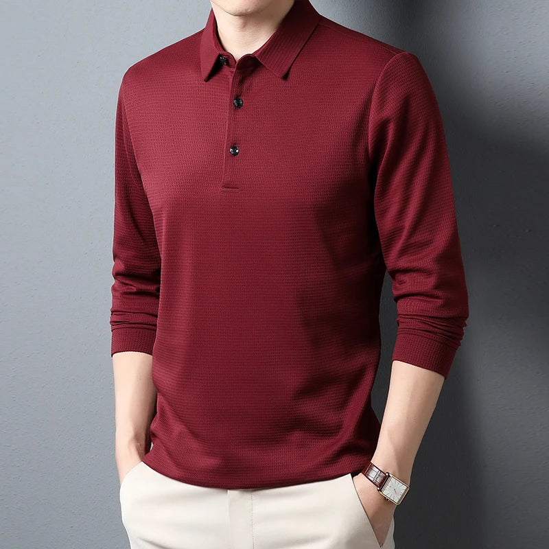 Men's Long Sleeve Polo Shirt