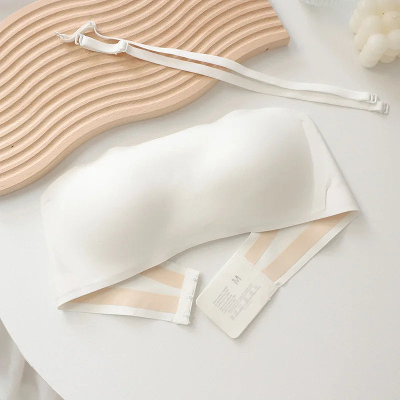 Seamless Strapless Push-Up Bra