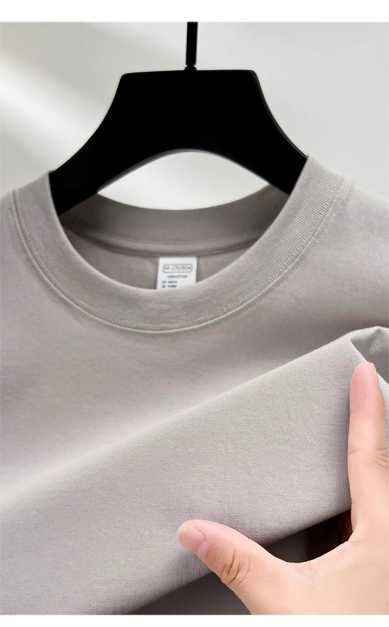 Men's Cotton Short Sleeve Round Neck T-Shirt