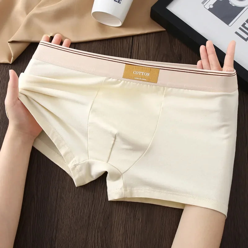 3Pc Luxury Men's Breathable Cotton Boxer Shorts