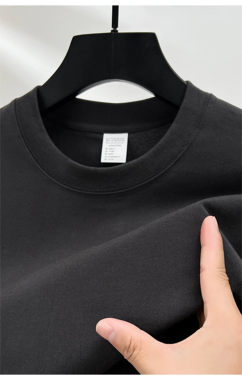 Men's Cotton Short Sleeve Round Neck T-Shirt
