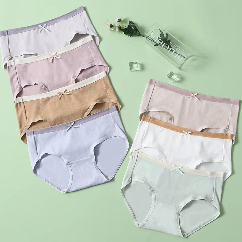 7Pcs Cotton Undergarment briefs Set