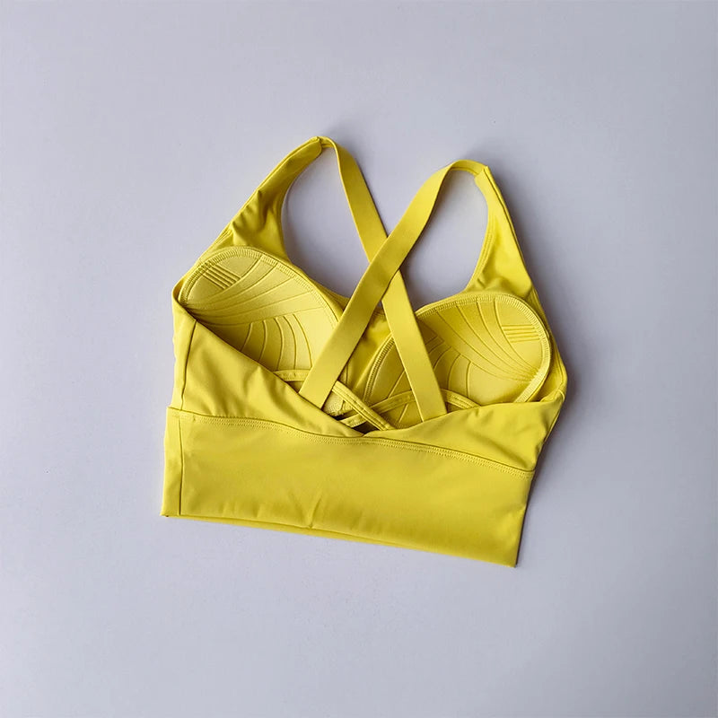 All-in-one Sports Bra, High-Impact Shock-Proof Running & Yoga Bra