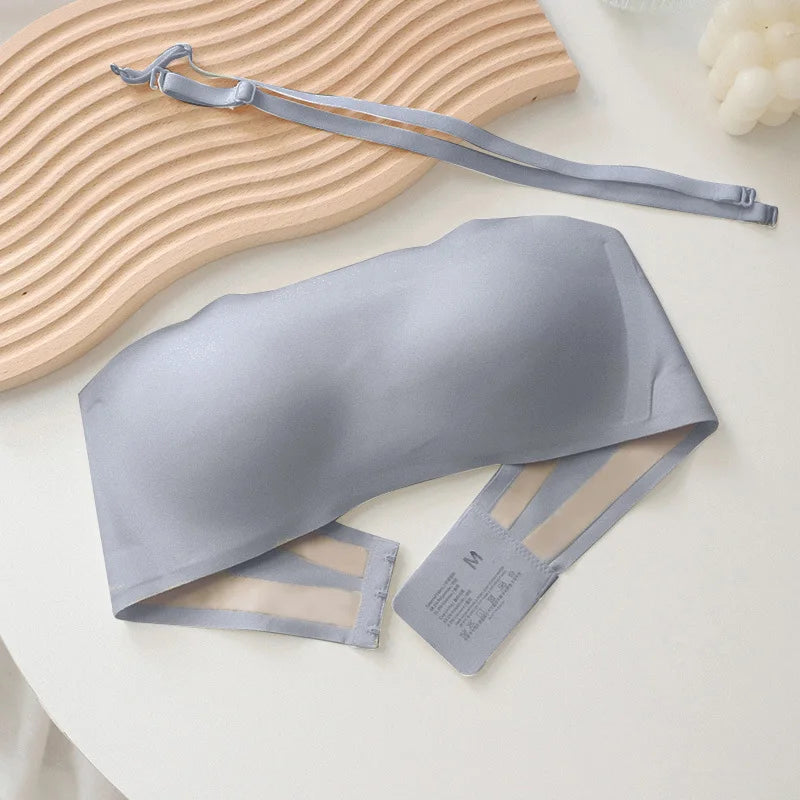 Seamless Strapless Push-Up Bra