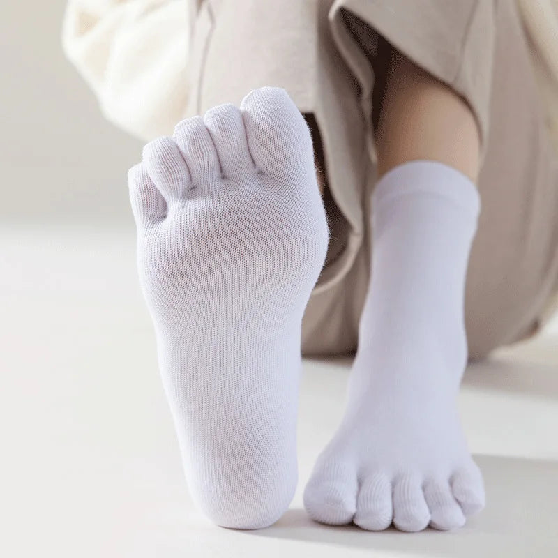 Comfortable Unisex Cotton Toe Socks