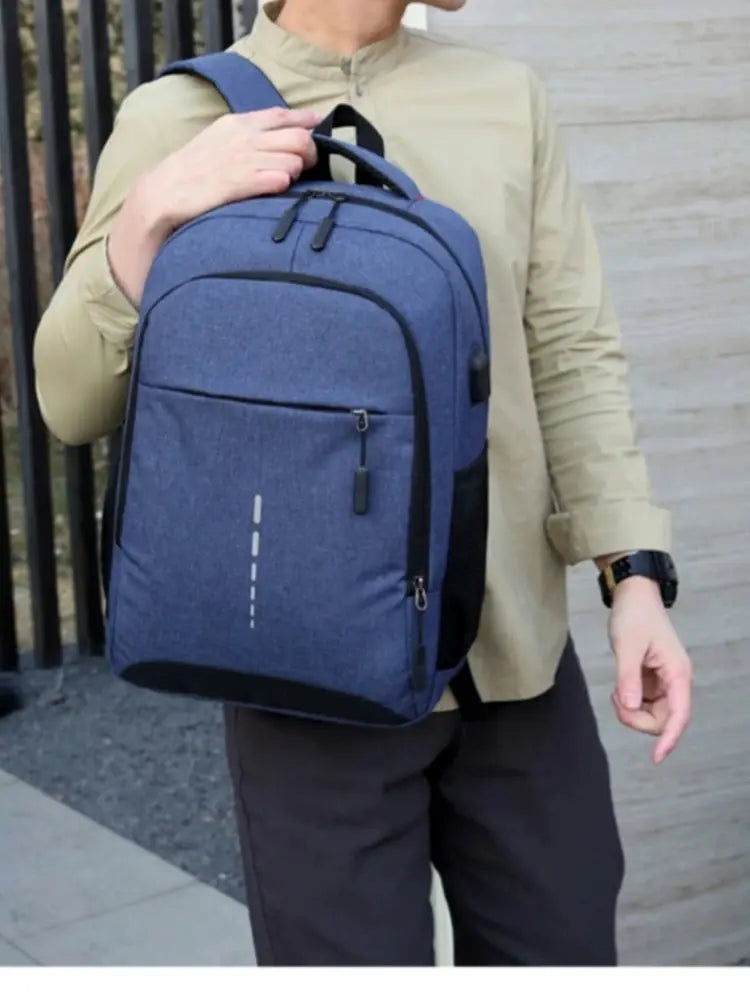 Men's Fashionable Charging Laptop Backpack