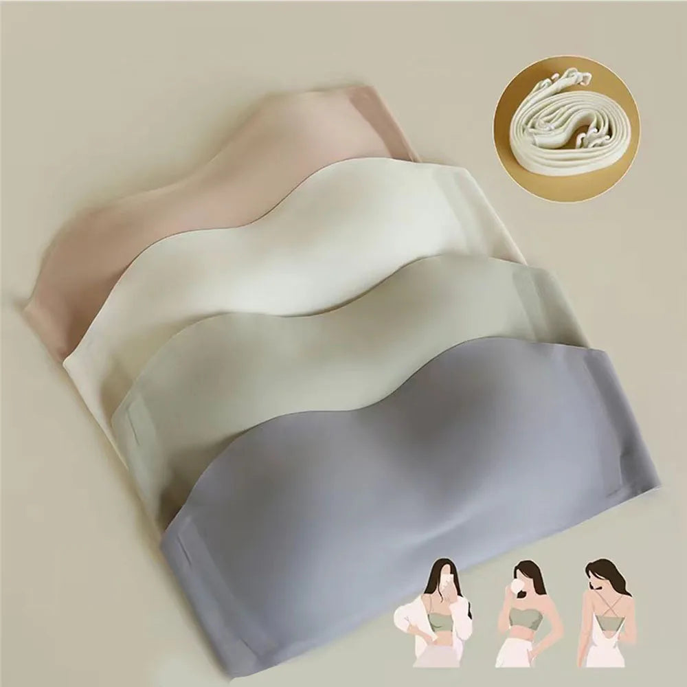 Seamless Strapless Push-Up Bra