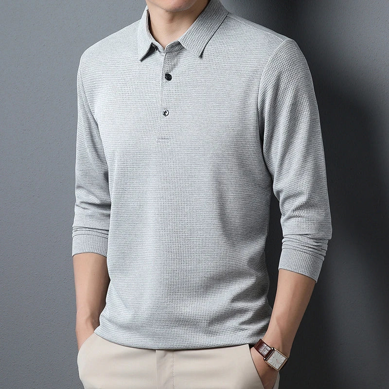 Men's Long Sleeve Polo Shirt