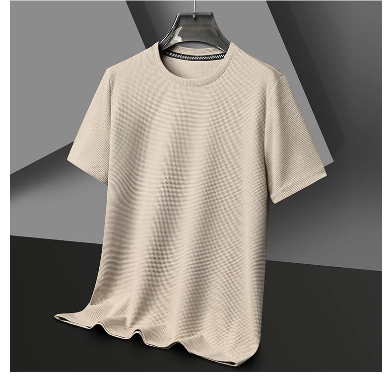 Men's Waffle Knit Short Sleeve Tee