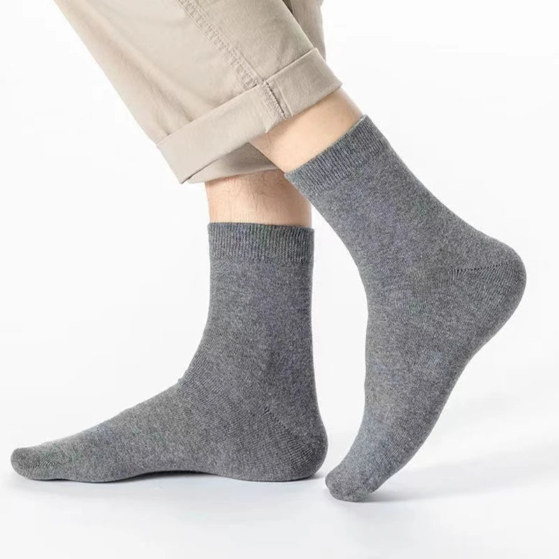 5 Pairs Breathable Unisex Classic Crew Socks