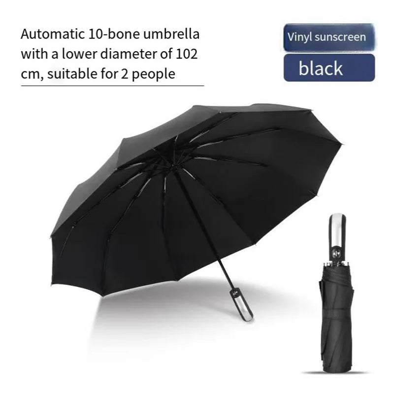 Automatic Folding Windproof Business Umbrella