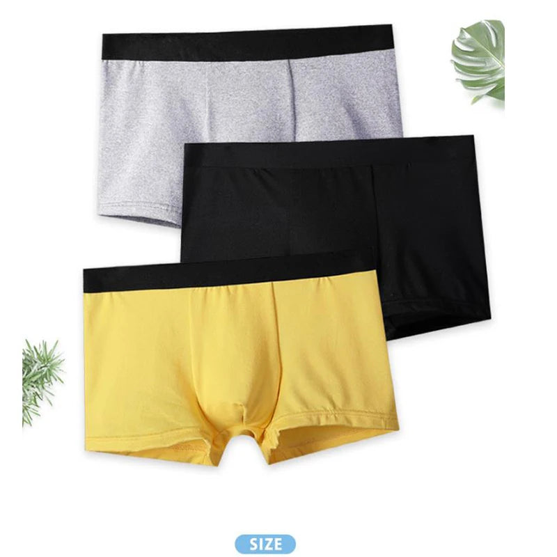 4Pc Men's Breathable Boxer Shorts