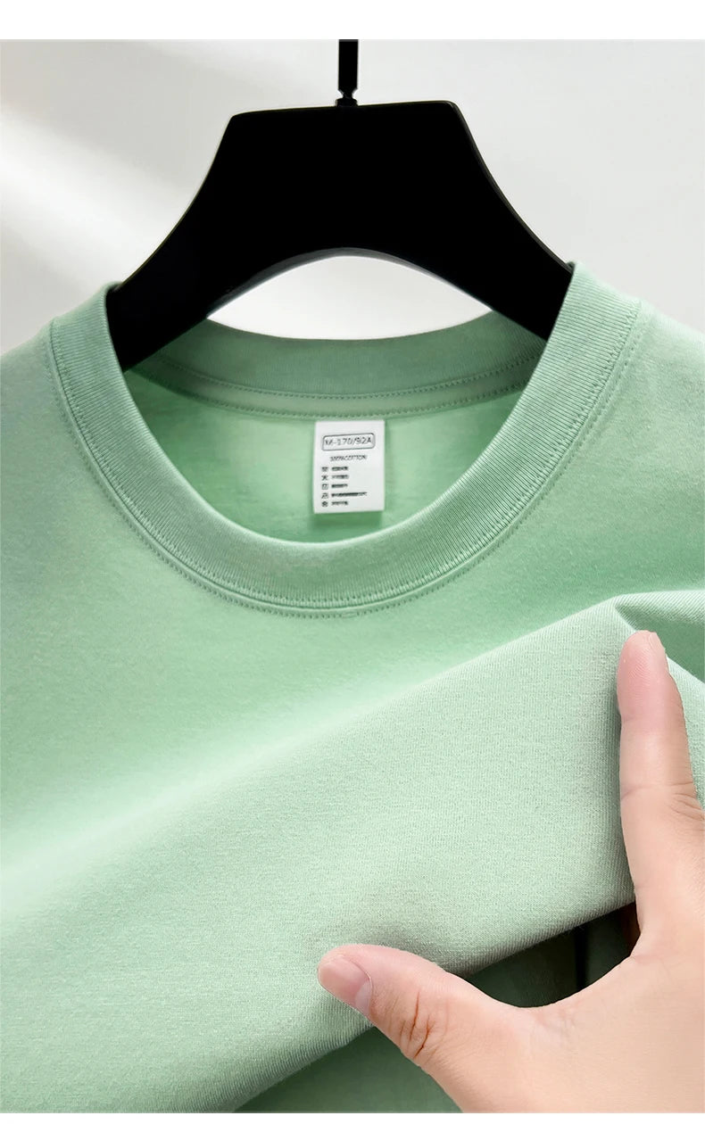 Men's Cotton Short Sleeve Round Neck T-Shirt