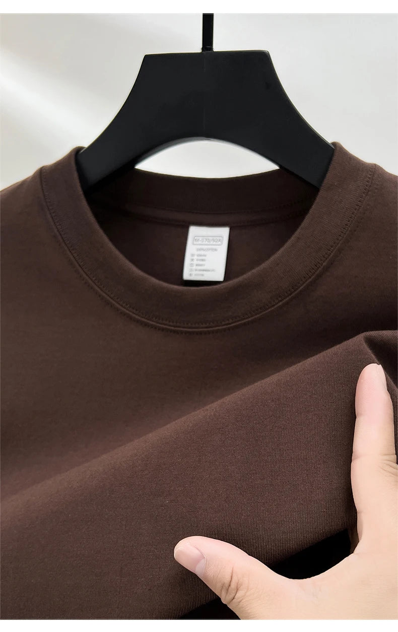 Men's Cotton Short Sleeve Round Neck T-Shirt