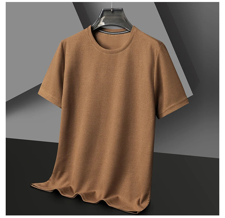 Men's Waffle Knit Short Sleeve Tee