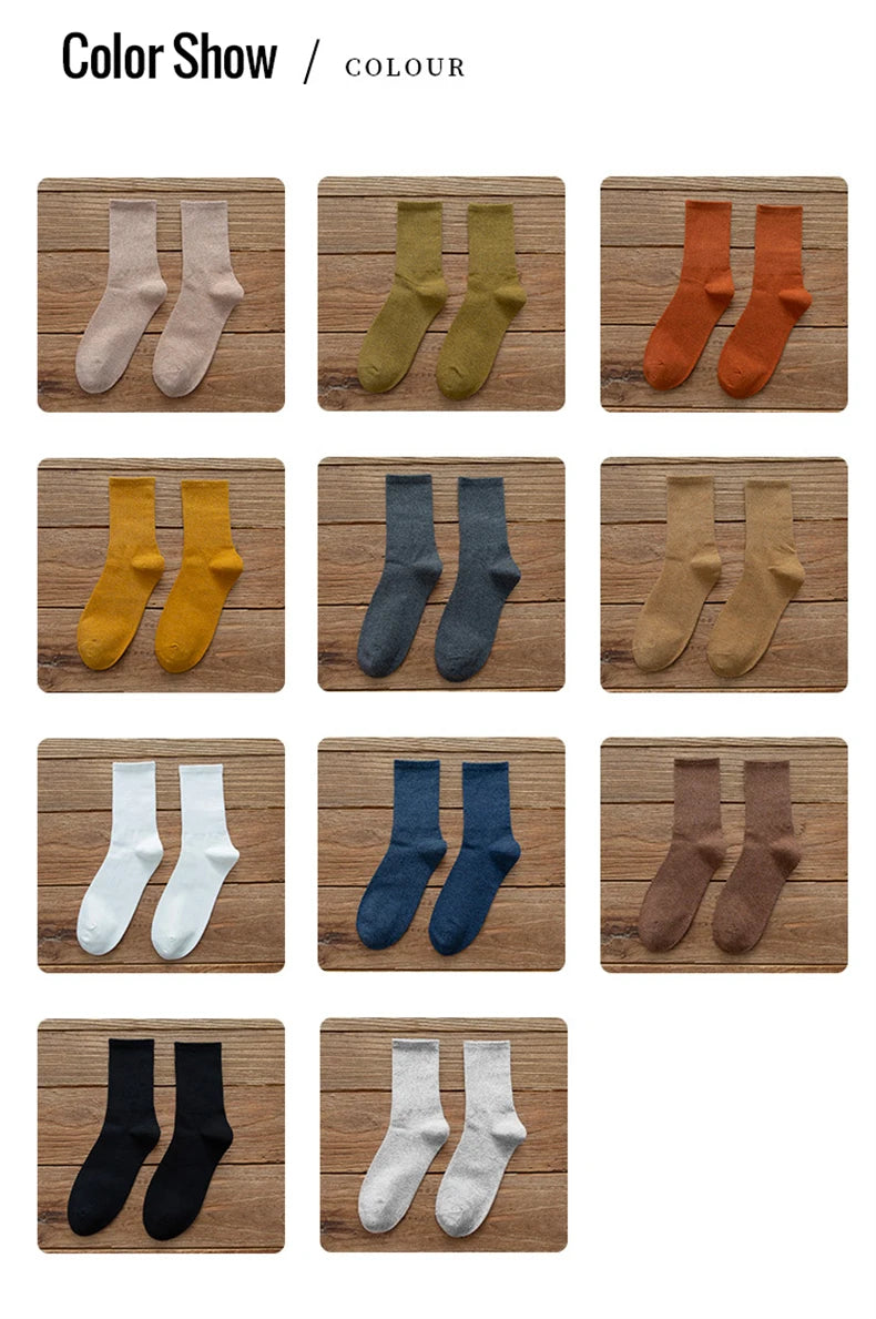 95% Combed Cotton Business Dress Socks Unisex