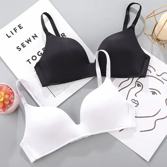 Seamless No-Wire Push-Up Bra