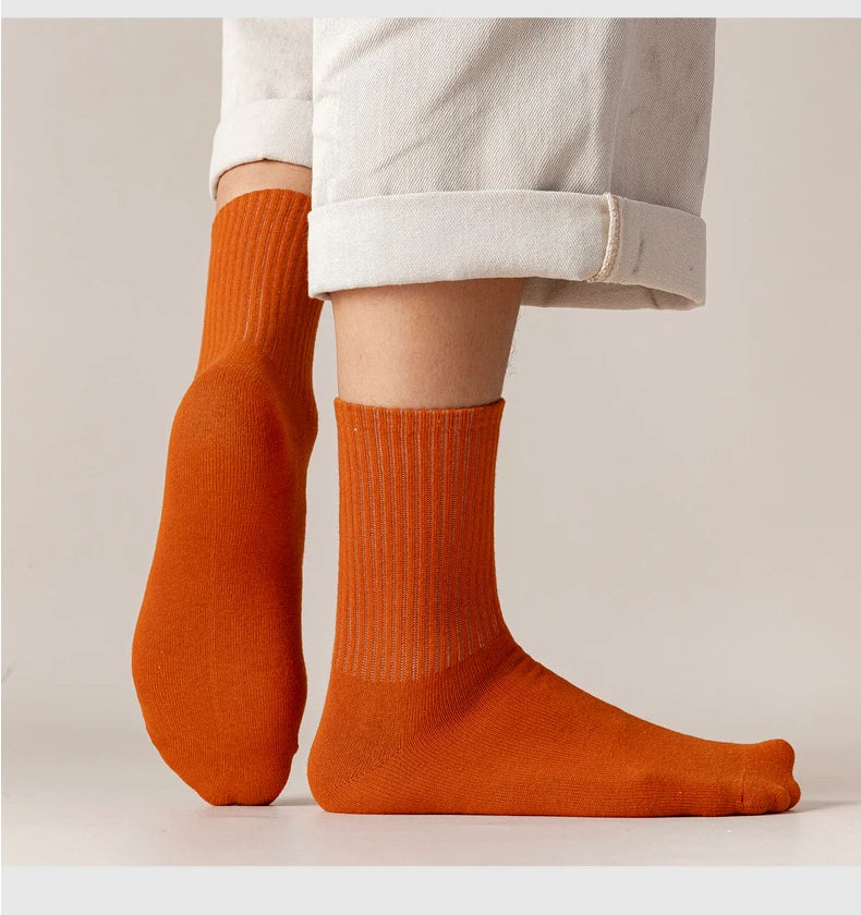 95% Combed Cotton Business Dress Socks Unisex