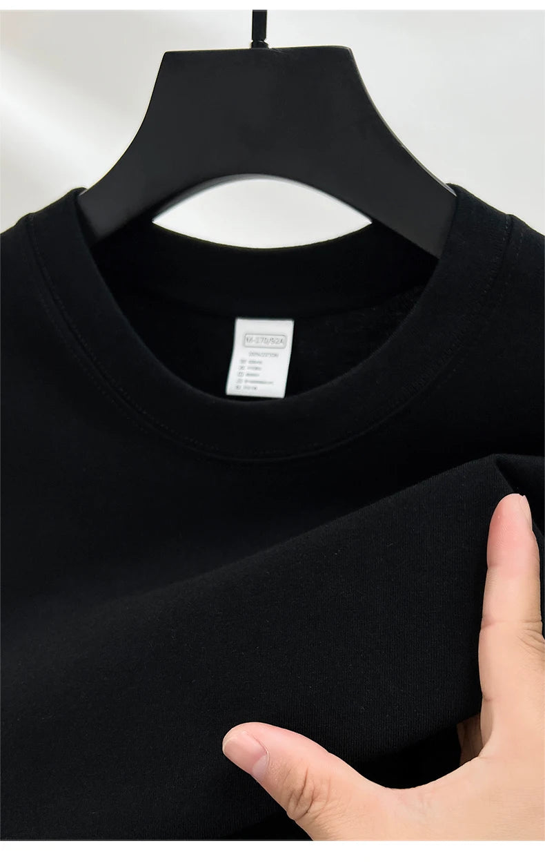 Men's Cotton Short Sleeve Round Neck T-Shirt