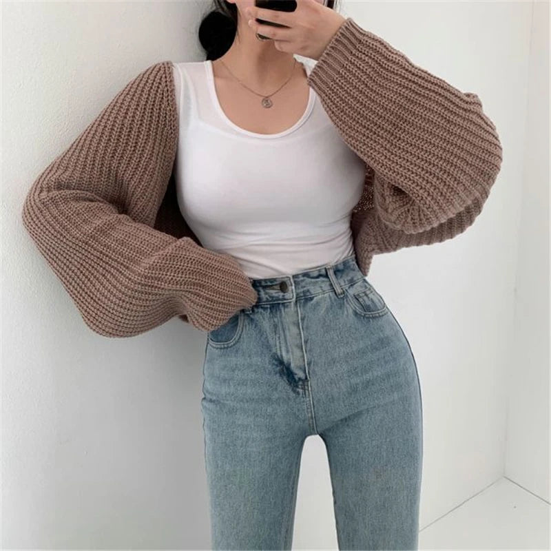 Chic Knitted Women's Cardigan