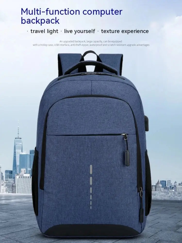 Men's Fashionable Charging Laptop Backpack