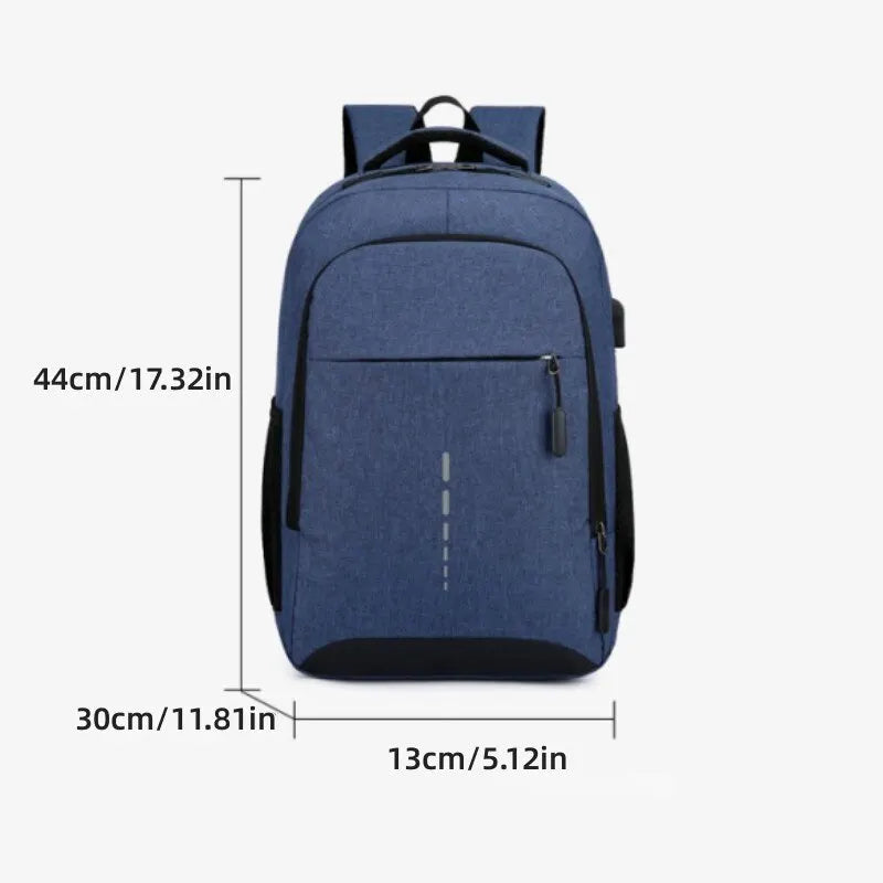 Men's Fashionable Charging Laptop Backpack